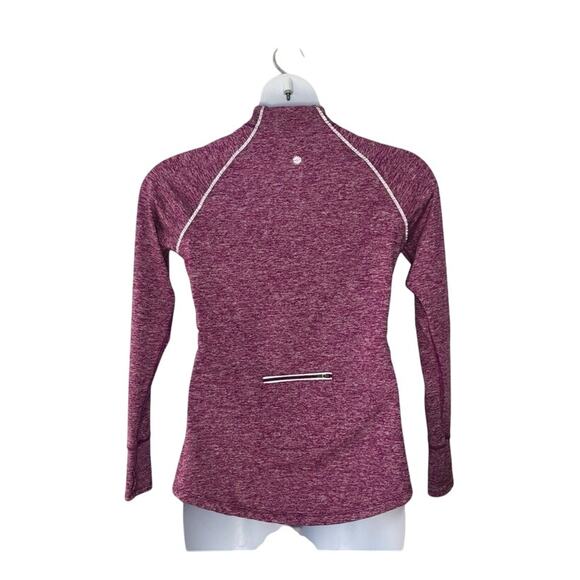 Tangerine Quarter Zip Pullover Reflective Pullover size Medium - Picture 3 of 15